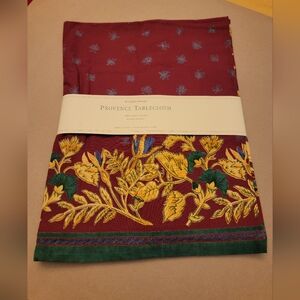 NIP VTG Williams-Sonoma Provence Tablecloth 54" Square